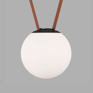 DK5552-BK Cветильник для трека-ремня Belty, серия Orb, со светодиодом, D180*H181мм, 48V DC, 10W, RA90, 120°, 4000K, IP20, белый, акрил