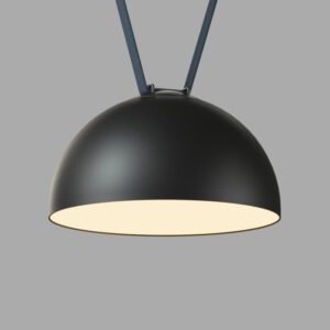 DK5563-BK Cветильник для трека-ремня Belty, серия Flow со светодиодом, D300*H171мм, 48V DC, 28W, RA90, 120°, 3000K, IP20, черный, алюминий