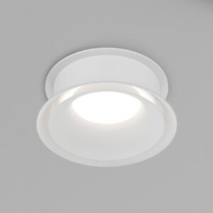 DK2403-WH Встраиваемый светильник влагозащ., IP 44, 15 Вт, GU10, белый, алюминий