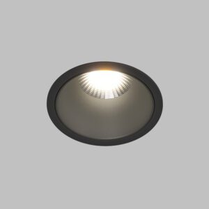 DK4400-BK Встраиваемый светильник, IP 20, 7 Вт, LED 3000, черный, алюминий